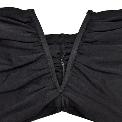 Summer Strapless Top And Slim-Fit Maxi Dress Suit Solid Color Ladies Two-Piece Outfits