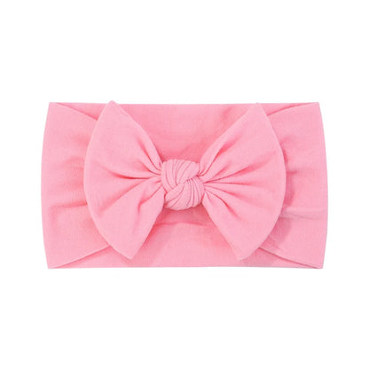 1pcs Newborn Baby Headband for Girls Elastic Knit Children Turban Baby Bows Soft Nylon Kids Headwear Hair Accessories Wholesale