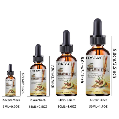 New 100% Pure Natural Vitamin E Oil Face Body Massage Spa Avocado Essential Oils Cold Pressed Moisturizer Serum