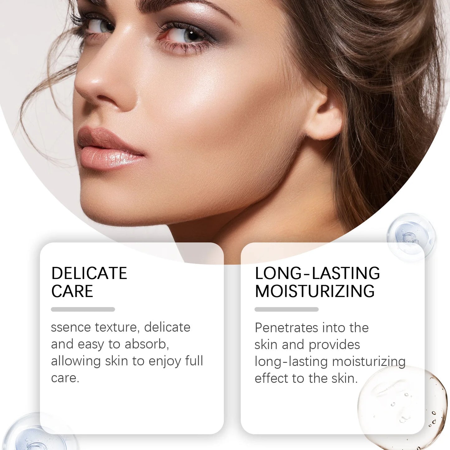 10% Lactic Acid HA Serum Face Peeling Brighten Solution Shrinking Pore Skin Care Tightening Facial Pore Minimizing Ordinary 30ML