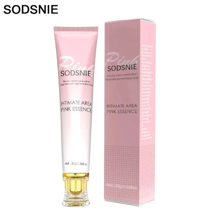 Intimate Area Whitening Cream Pink Essence Lighten Melanin Regulates Underarms Hips Inner Thighs skin Brightening Repair Cream
