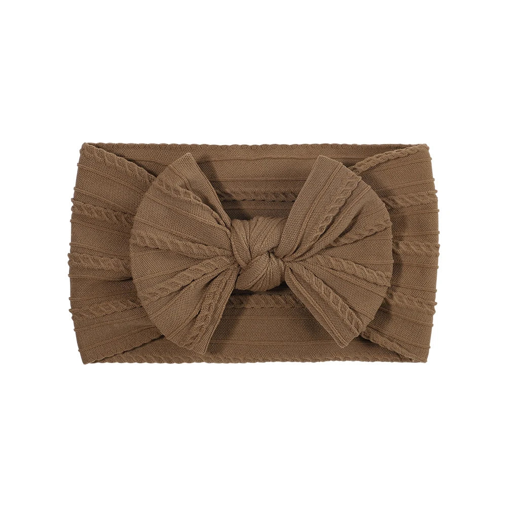 Big Flower Nylon Girl Hairband Elastic Soft Baby Headband For Children Turban Headwear For Newborn Baby Kids Hair Accessories