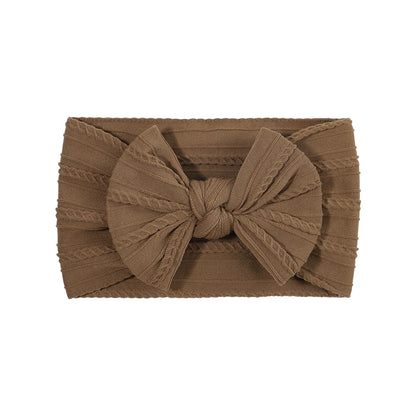 Big Flower Nylon Girl Hairband Elastic Soft Baby Headband For Children Turban Headwear For Newborn Baby Kids Hair Accessories