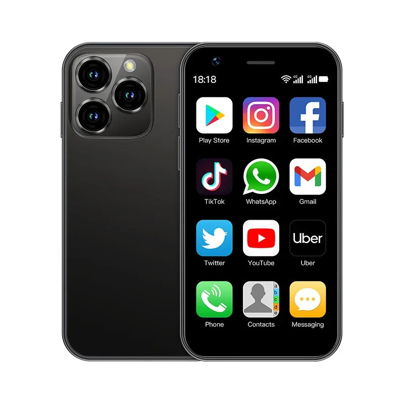 SOYES XS15 Smart Phone Mini Phone Android8.1  3.0 Inch Display 2GB RAM 16GB ROM Dual SIM Standby Play Store 3G Little PhoneSOYES