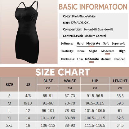 Women Seamless Tanks Top Dress Slimming Underwear Corsets