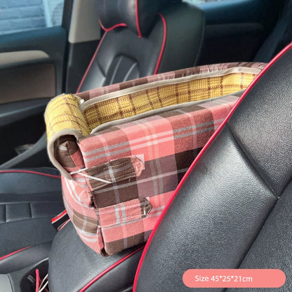 Car Pet Bed Cathouse Doghouse Central Control Nest Small Size Dogs Car Dog Safety Car Seat Cat Sitting Car Mats
