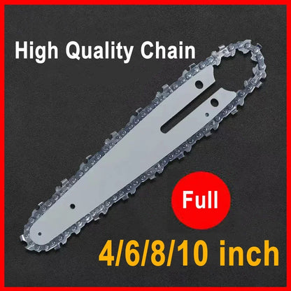 4  6 8 Inch Mini Steel Chainsaw Chains 1/4 Electric Chainsaws Accessory Chains Replacement Mini Electric Chainsaw Chain Saw