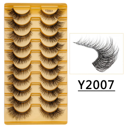 3/10 Pairs 3D Mink Eyelash Natural False Eyelashes Makeup Fake Eye Lashes Faux Cilios Make Up Beauty Tools Wholesale Lashes Cils