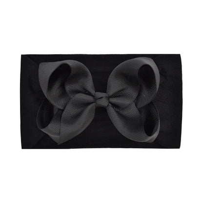 1Pc Headband Nylon Infants Toddlers Elastic Hair Band for Newborn Girl Princess Bowknot Cute Baby Hair Accessories Wholesale