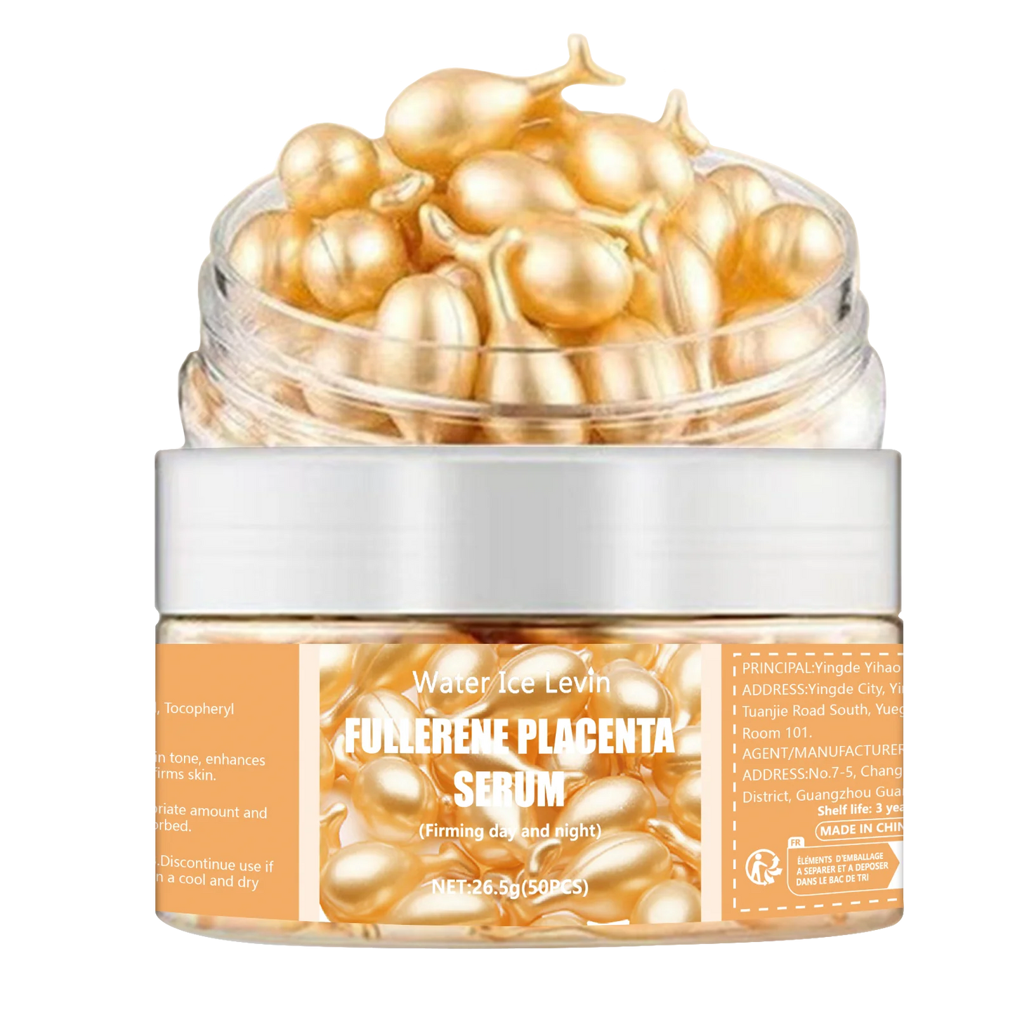 50Pcs Collagen Face Care Capsules Serum Spot Acne Wrinkle Remover