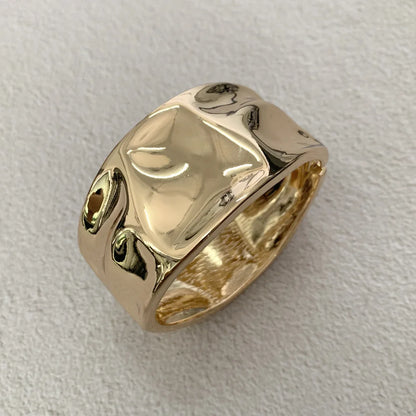 Gold Color Cuff Open Bracelet