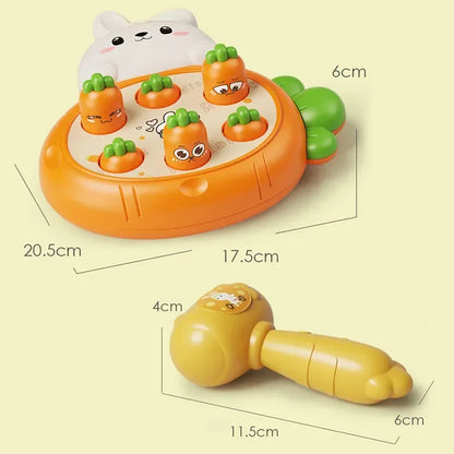 Cartoon Montessori Baby Toys Toddler Educational Birthday Gift Animal Theme Knocking Game Parent Child Board Hammering Game