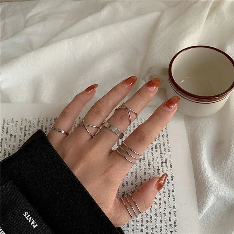 7pcs Jewelry Rings Set