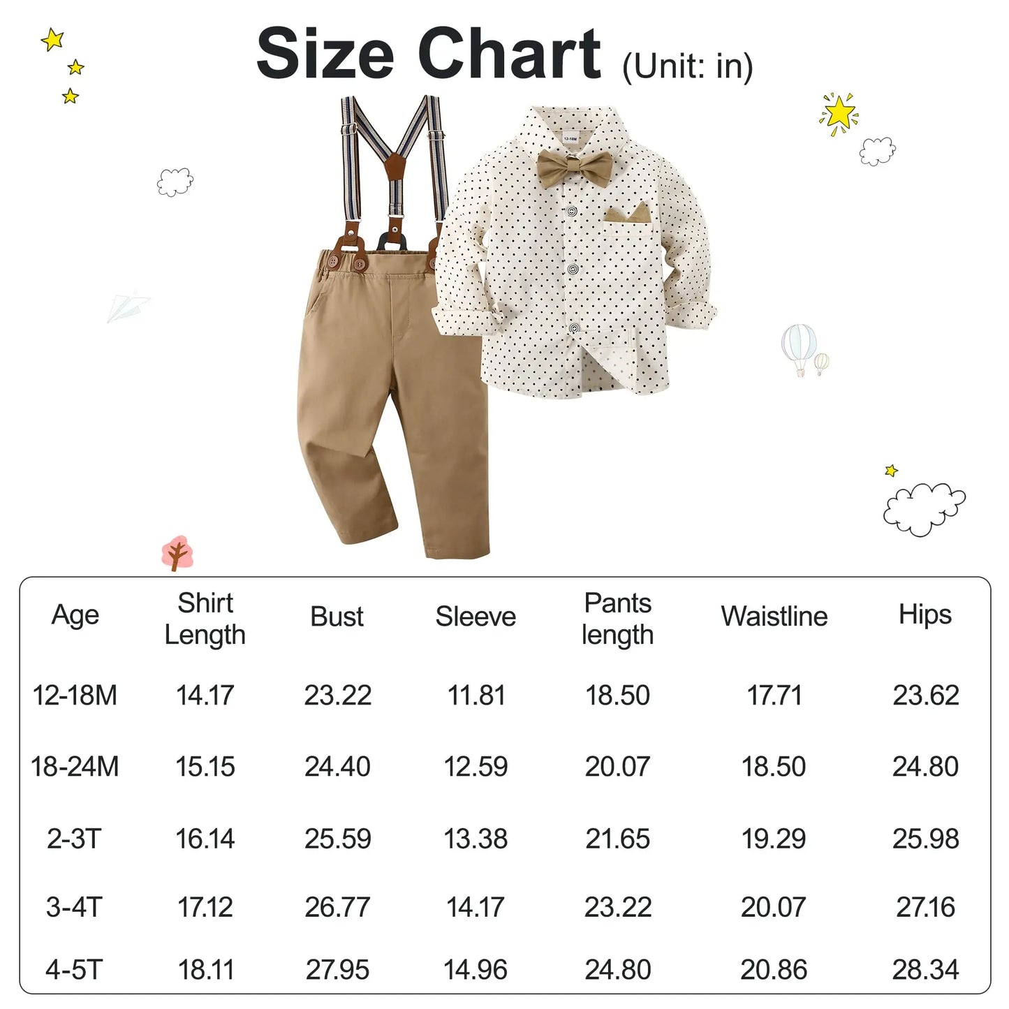 Boy Formal Clothing Outfit Party Bow Tie Children Toddler Birthday Dress Suits 1-6Y Gentleman Shirt+ Pant Boy Suit Clothes