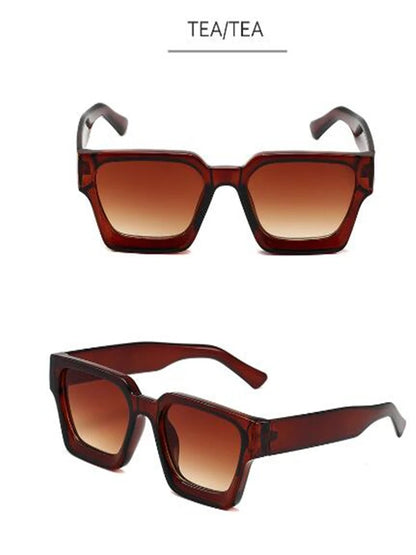 White glasses, women's and men's sunglasses, summer sunshade, windproof, and color changing glasses