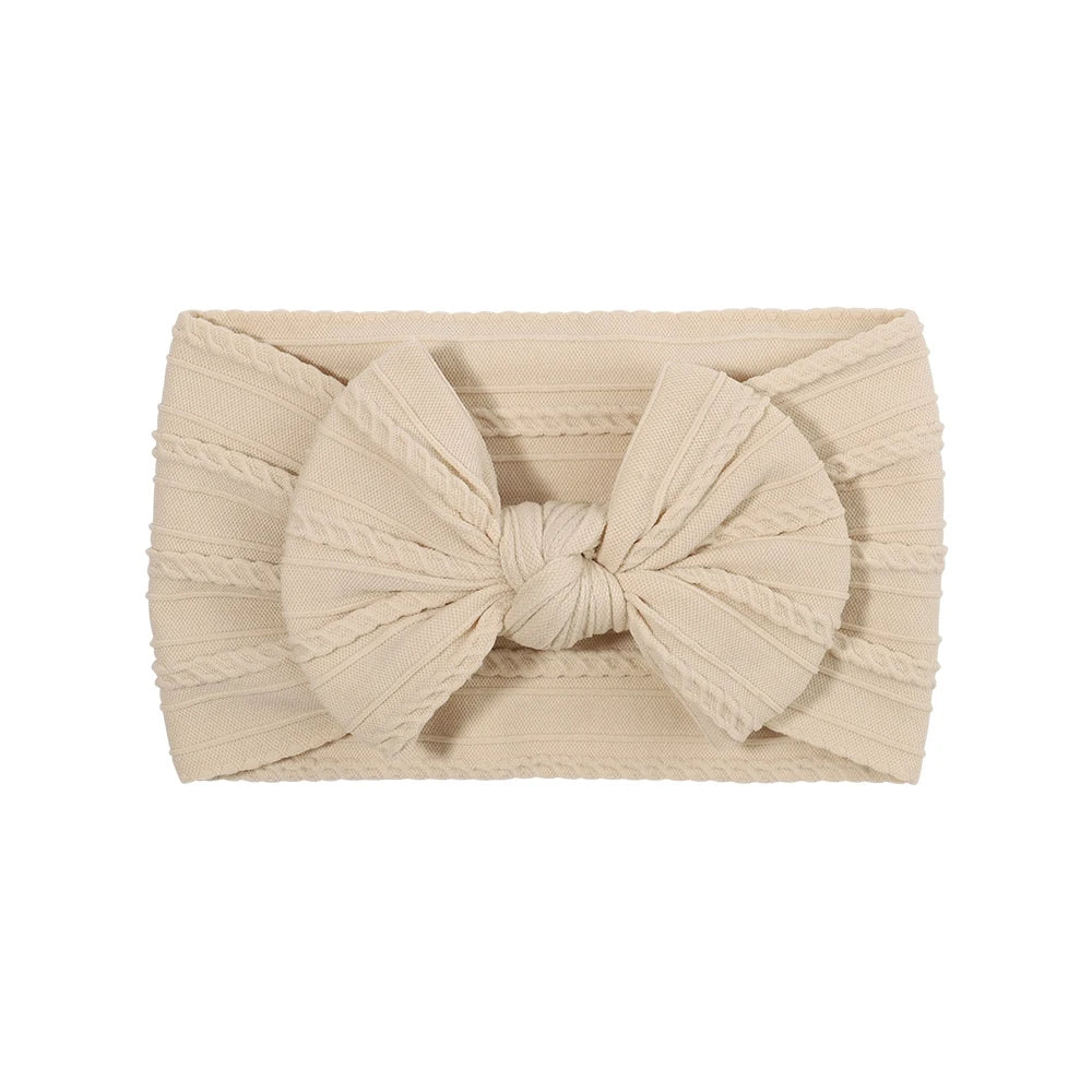 Big Flower Nylon Girl Hairband Elastic Soft Baby Headband For Children Turban Headwear For Newborn Baby Kids Hair Accessories