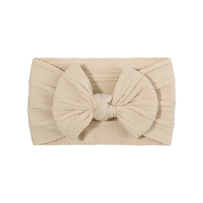 Big Flower Nylon Girl Hairband Elastic Soft Baby Headband For Children Turban Headwear For Newborn Baby Kids Hair Accessories