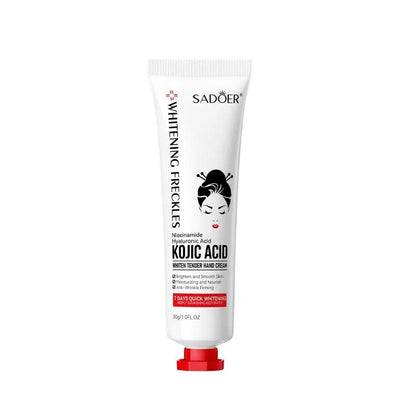 Kojic Acid Whiten Hand Cream,Moisturizing Nourishing Niacinamide Hyaluronic Acid Tender Hand Lotion,Foot Skin Care Products