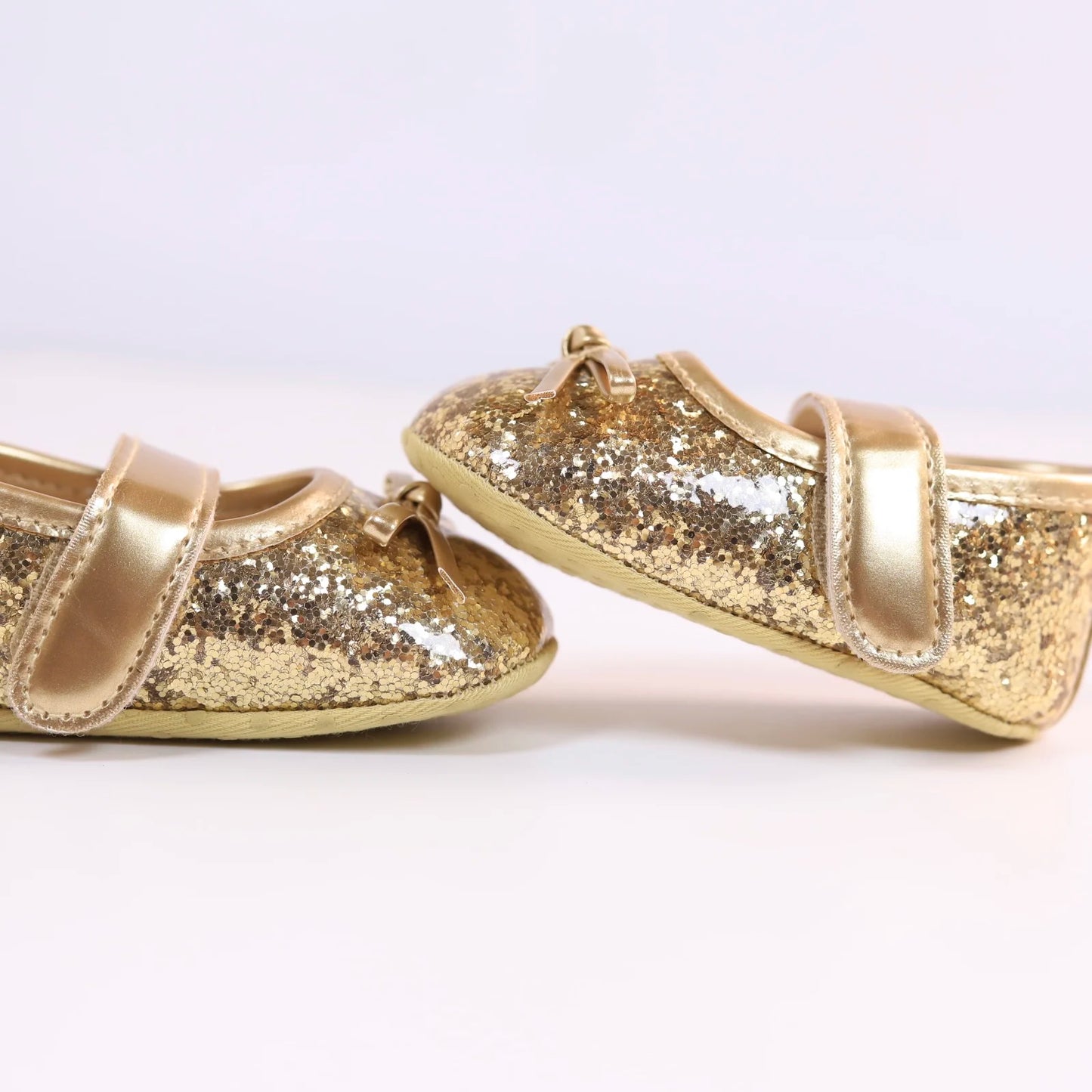 New baby toddler shoes sequin Korean casual fashion front shoes anti-drop shoes