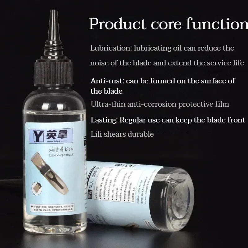 100ml Electric Clipper Shaver Maintenance Oil Lubricant Hair Trimmer Blade Oil Prevent Rusting Sewing Hair Salon Clipper Oil