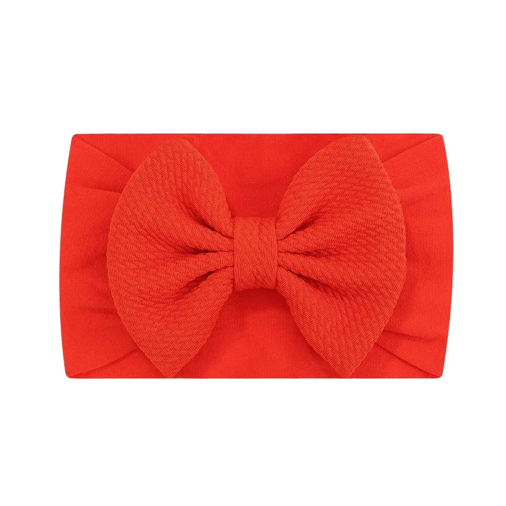 1Pc Headband Nylon Infants Toddlers Elastic Hair Band for Newborn Girl Princess Bowknot Cute Baby Hair Accessories Wholesale