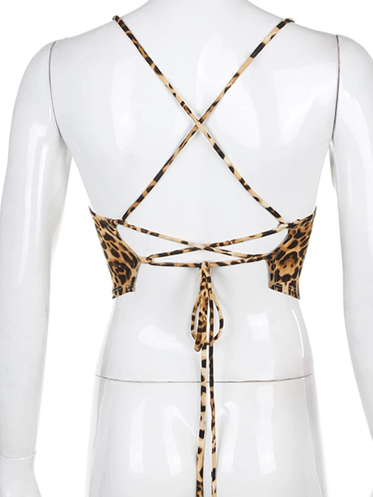 Leopard Pattern Women Tank Tops