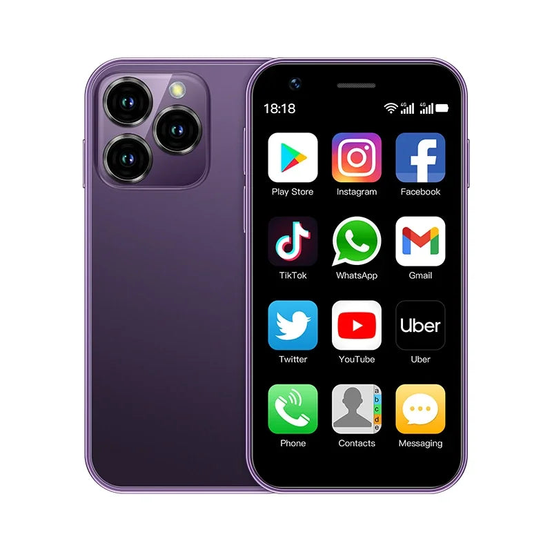 SOYES XS15 Smart Phone Mini Phone Android8.1  3.0 Inch Display 2GB RAM 16GB ROM Dual SIM Standby Play Store 3G Little PhoneSOYES