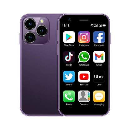SOYES XS15 Smart Phone Mini Phone Android8.1  3.0 Inch Display 2GB RAM 16GB ROM Dual SIM Standby Play Store 3G Little PhoneSOYES