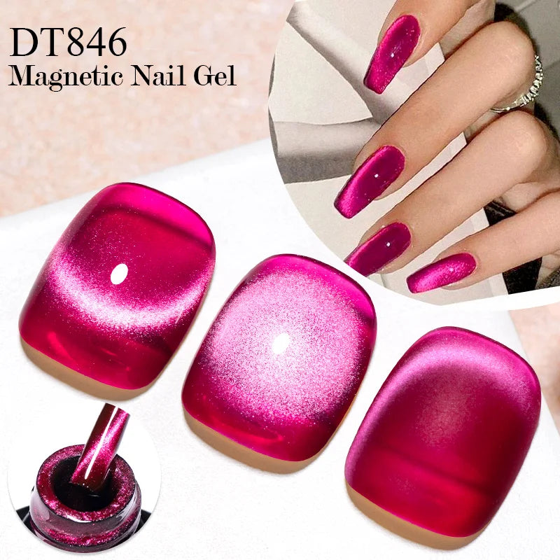 Cat Eye Gel Polish With Nail Magnet Tools Flexible Iron Wire For Creating Heart Shapes On Nails Nail Art nail supplies iman