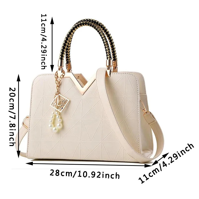 Women Handbag PU Leather Luxury bag Fashion Elegant Shoulder Bag