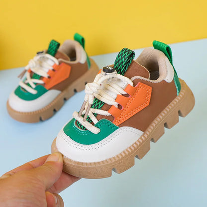 Size 21-30 Autumn Children Girl Pink Shoes Autumn Breathable Kids Sneakers for 5-18 Yrs Boy Lightweight Shoe Walking Soft