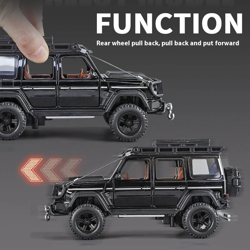 1:32 Mercedes Benz BRABUS G550 Modified 4*4 Off Road SUV Alloy