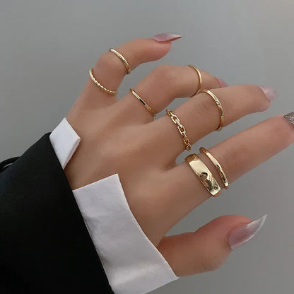 7pcs Jewelry Rings Set