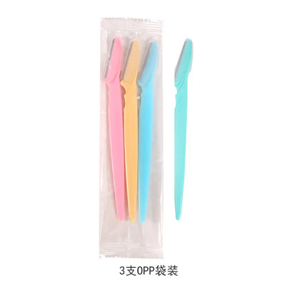 1Pcs Portable Woman Eyebrow Trimmer Face Blade Shaver Eye Brow Epilation Hair Removal Safety Eyebrow Cutting Makeup Tools