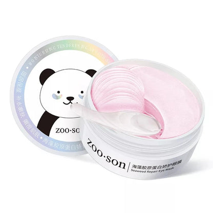 60pcs Avocado Collagen Eye Mask Moisturizing Gel Eyes Masks Eye Patches Remove Dark Circles Firming Eyes Korean Skin Care