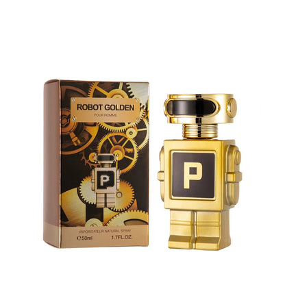 50/100ml Robot Men's Perfume Lasting Fragrance Light Fragrance Fresh Wood Tone Deodorant Enhance Male Charm Dragon Ocean Scent