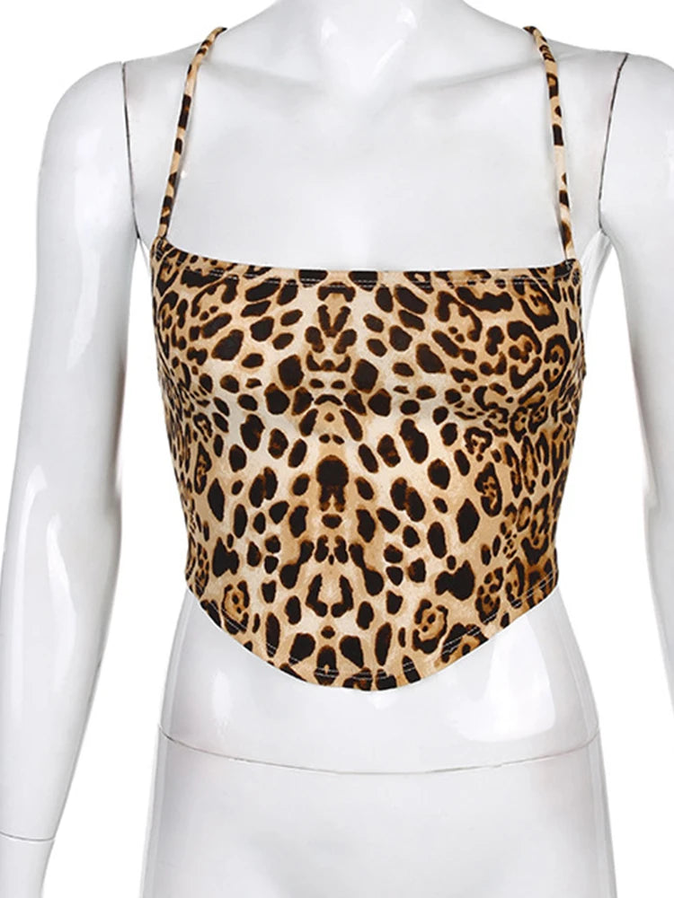 Leopard Pattern Women Tank Tops
