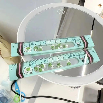 Hatsune Miku anime two-dimensional shaker ruler creative cartoon cute ruler 15cm kawaii student stationery supplies wholesale