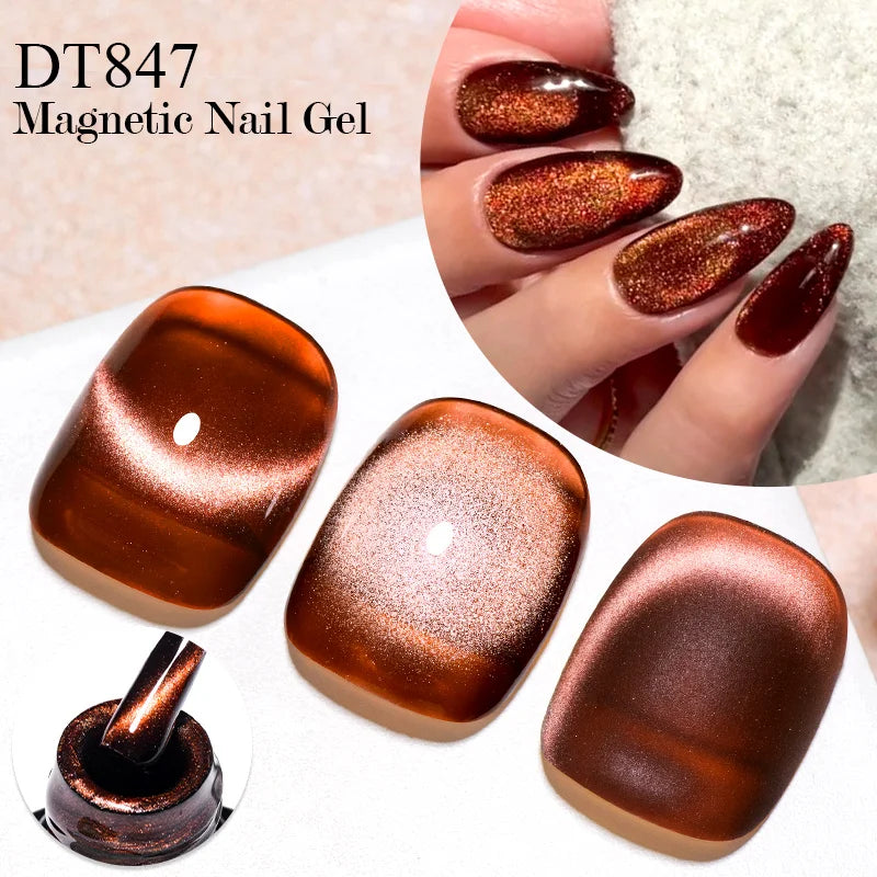 Cat Eye Gel Polish With Nail Magnet Tools Flexible Iron Wire For Creating Heart Shapes On Nails Nail Art nail supplies iman