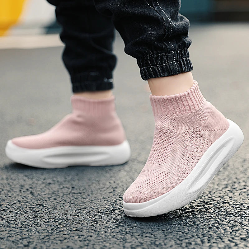 M Kids Fashion Sneakers For Boys Girls Tennis Shoes Breathable Sports