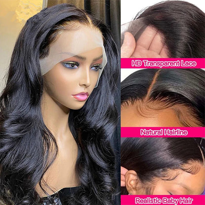 360 Lace Wig 32Inch Body Wave Pre Plucked