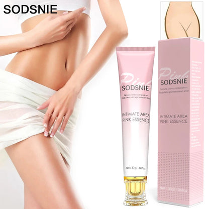 Intimate Area Whitening Cream Pink Essence Lighten Melanin Regulates Underarms Hips Inner Thighs skin Brightening Repair Cream