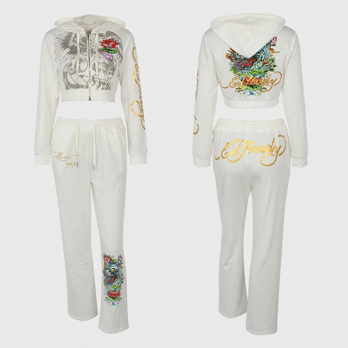 Hoodie Tops Jackets 2 Piece Pant Set Sexy Outfits Women Winter Fall Designer Clothes Bodycon Elegant 2 Piece Pant Sets