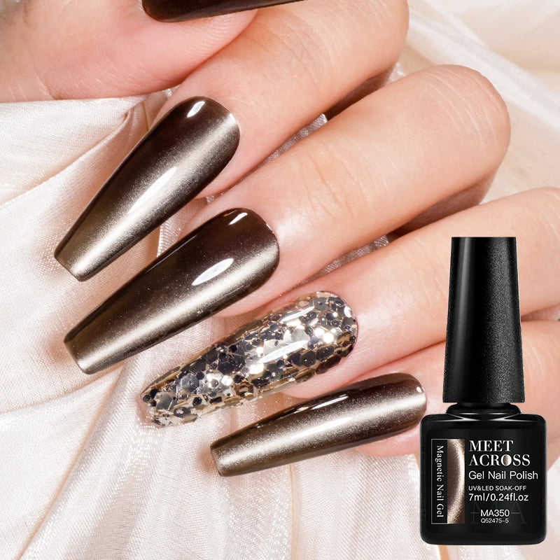 Cat Eye Gel Polish With Nail Magnet Tools Flexible Iron Wire For Creating Heart Shapes On Nails Nail Art nail supplies iman