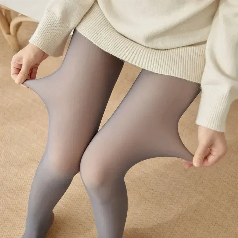 Thermal Stockings Woman Fleece Tights Sexy Slim Thicken Tights