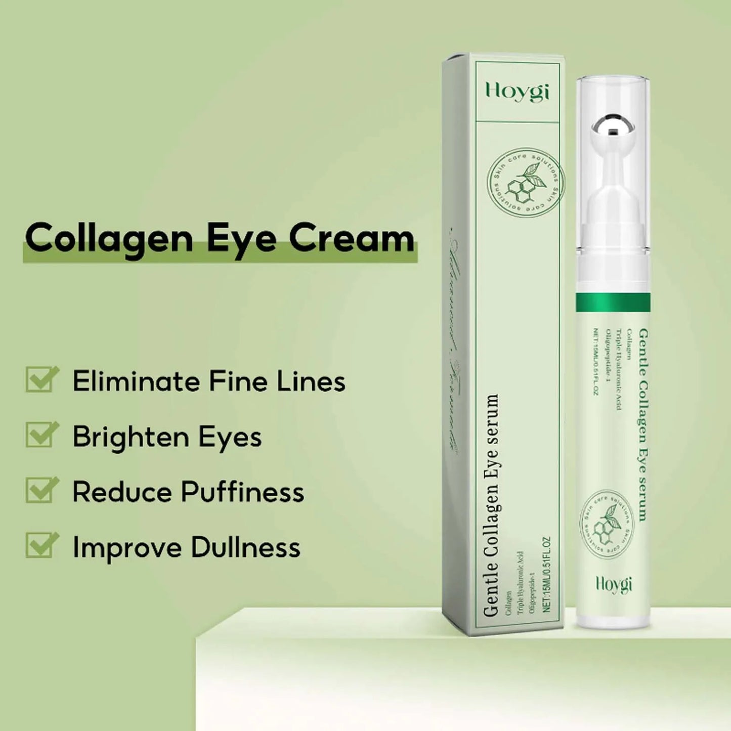 Collagen Eye Serum Cream Anti Dark Circles Eye Bags Eyes Puffy Repair