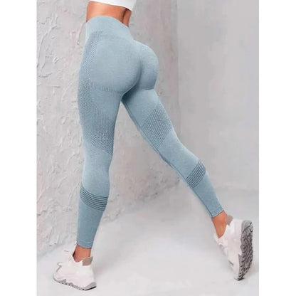 High Waisted Seamless Stretch Athletic Yoga Pants Leggings