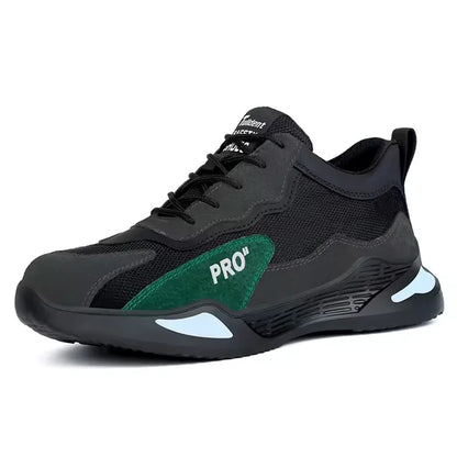 Fashion Safety Shoes Men Boots Steel Toe Shoes Men Puncture-Proof Work Sneakers Male Shoes Work Boots Indestructible Footwear
