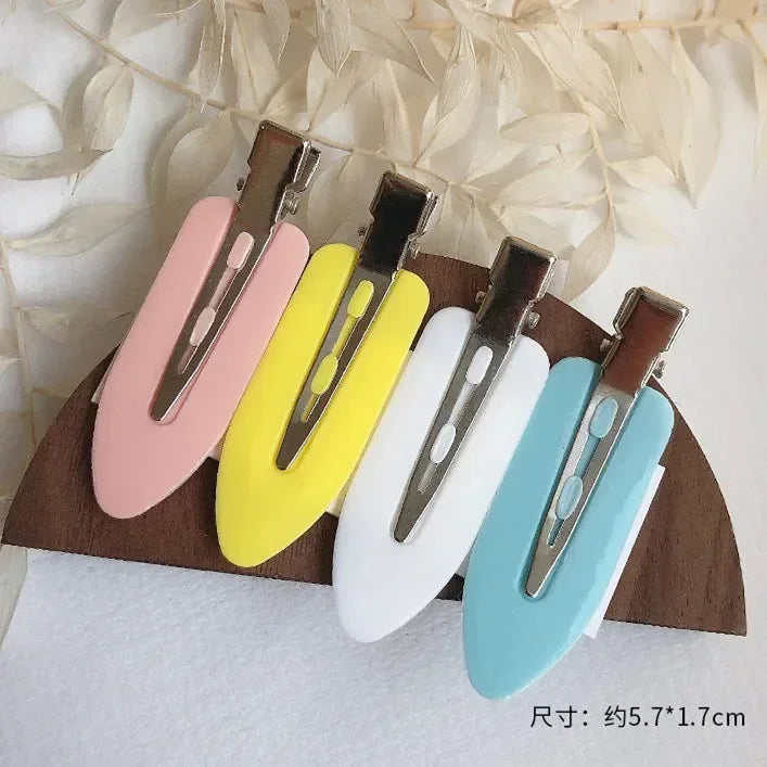 Simple Wild Leopard Seamless Hair Clip Women Acetate Sheet No Bend Bangs Clip Duckbill Clip Hairpins Hair Styling Tool