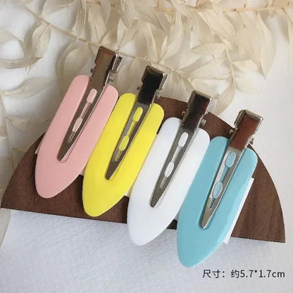 Simple Wild Leopard Seamless Hair Clip Women Acetate Sheet No Bend Bangs Clip Duckbill Clip Hairpins Hair Styling Tool